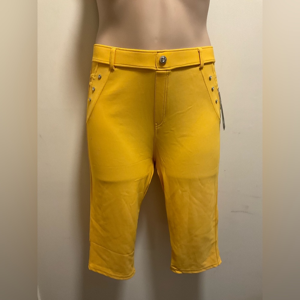 Yellow Long Shorts